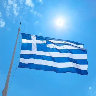 white and blue stripes, the right colours!
.
.
.
#greece #athens #flag #acropolis #democracy